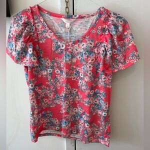 Lauren Conrad Floral Blouse